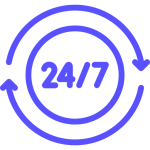 24/7 support